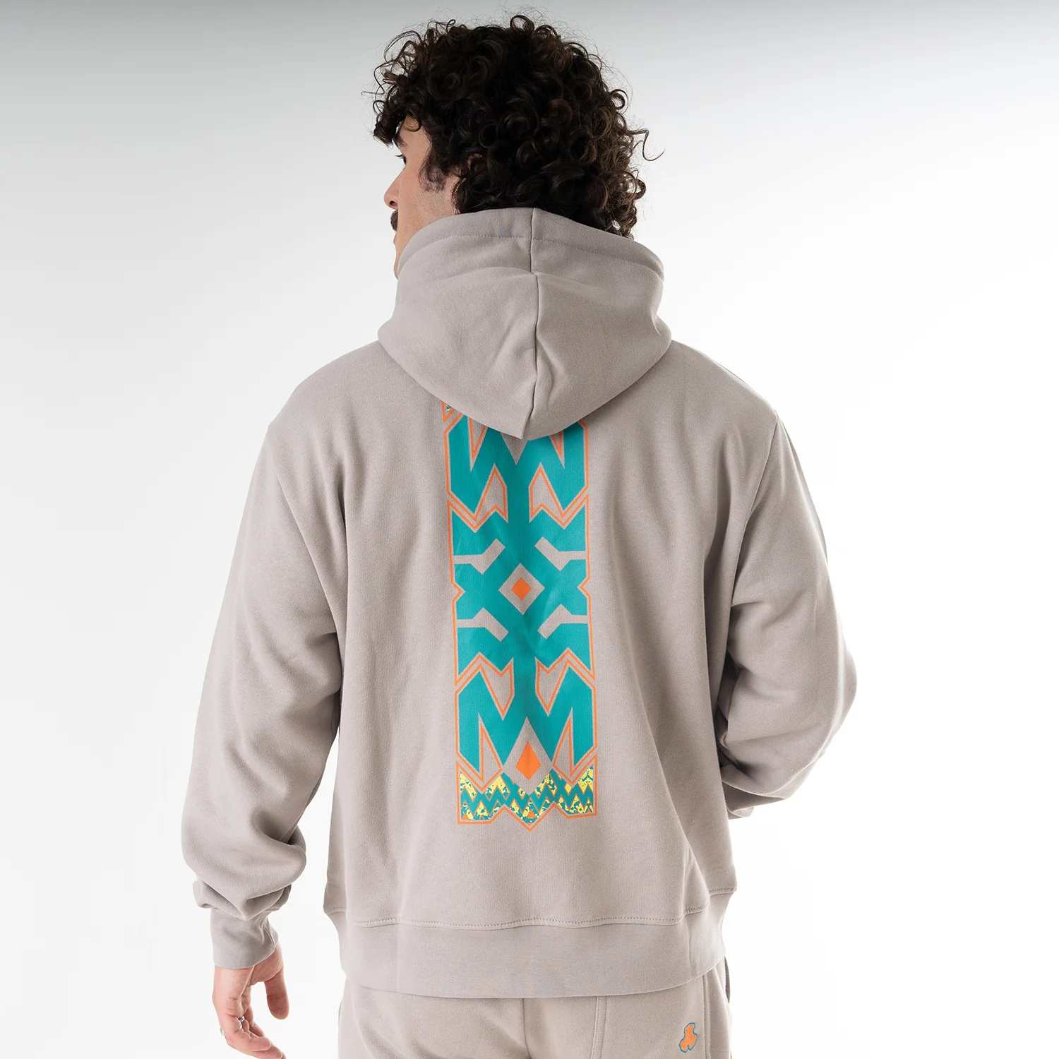 Defqon.1 Kick Off Stone Oversized Hoodie - Image 2